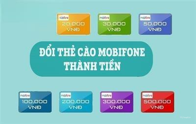 Chuyển thẻ cào Mobifone thành tiền mặt với mức phí ưu đãi nhất hiện nay